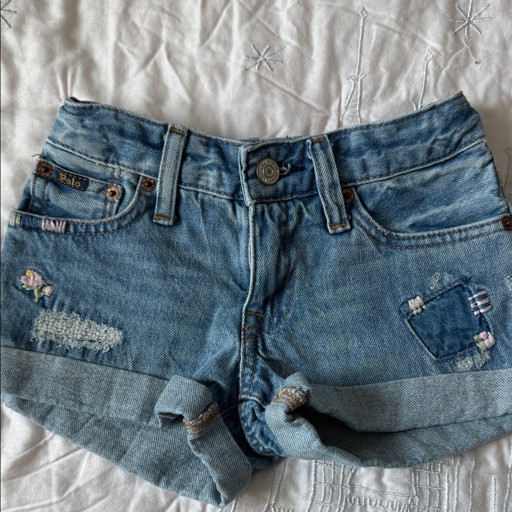 Polo by Ralph Lauren Blue Kids Denim Shorts